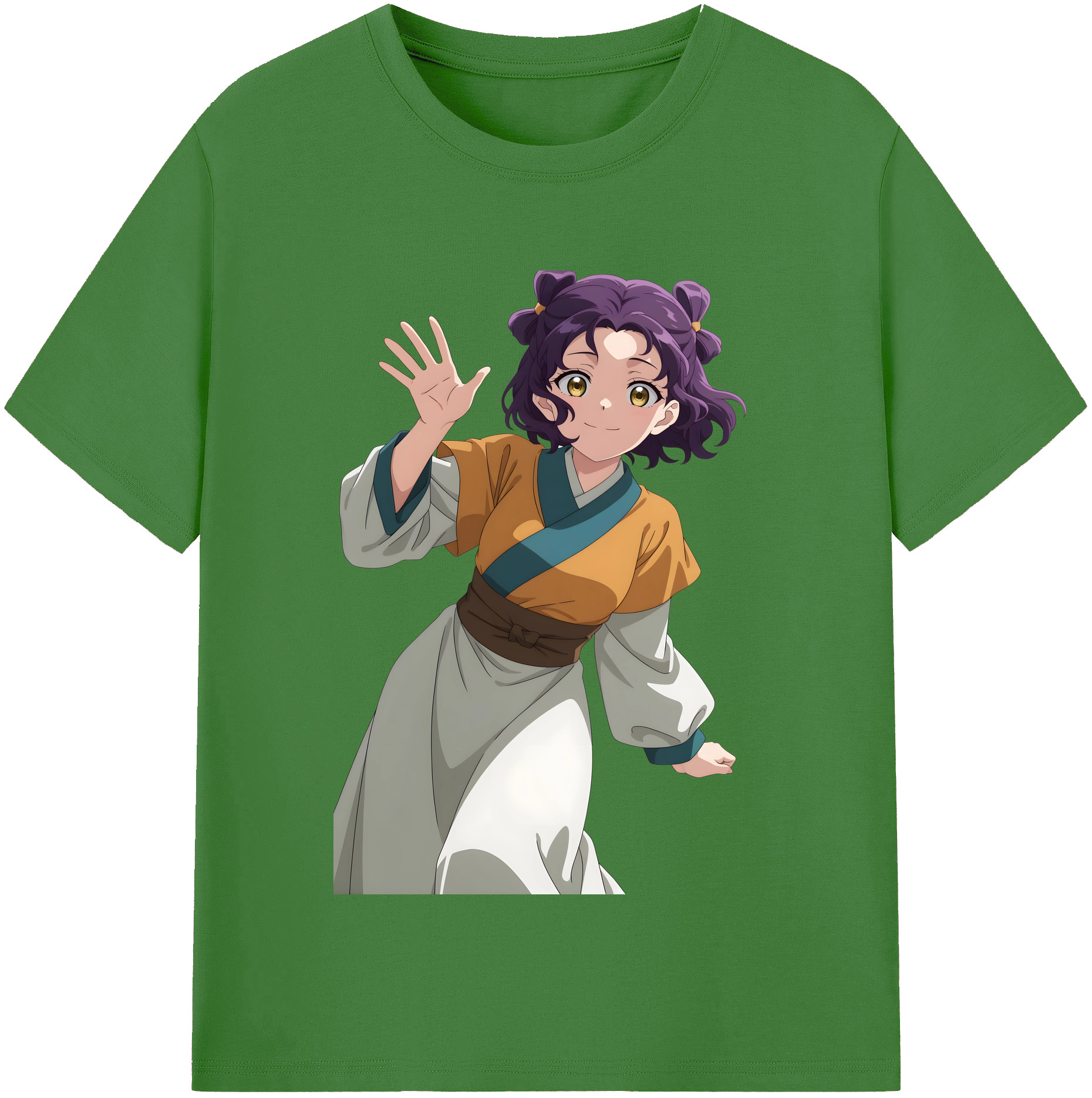 （画像用） 薬屋のひとりごと The Apothecary Diaries レディースカジュアルプリントTシャツ（綿100％）